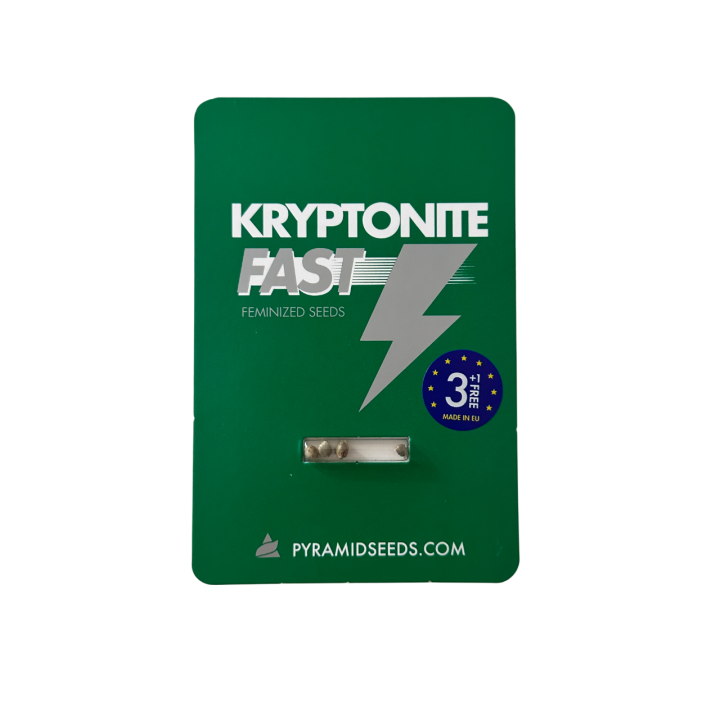Kryptonite Fast Pyramid Seeds – embalagem oficial da variedade da linha Fast