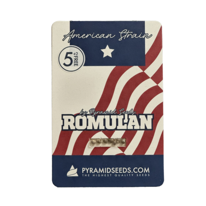 Pacote Romulan da Pyramid Seeds sobre fundo neutro