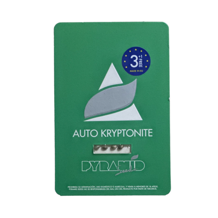 auto kryptonite pyramid seeds embalagem oficial versão autoflorescente