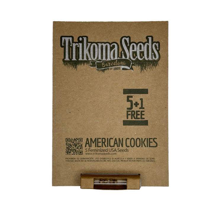 American Cookies - semente Girl Scout Cookies x OG Kush 24% THC índica | Trikoma Seeds Brasil
