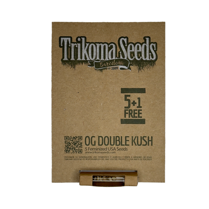OG Double Kush - semente Pakistani Kush x Chemdawg 22% THC índica | Trikoma Seeds Brasil