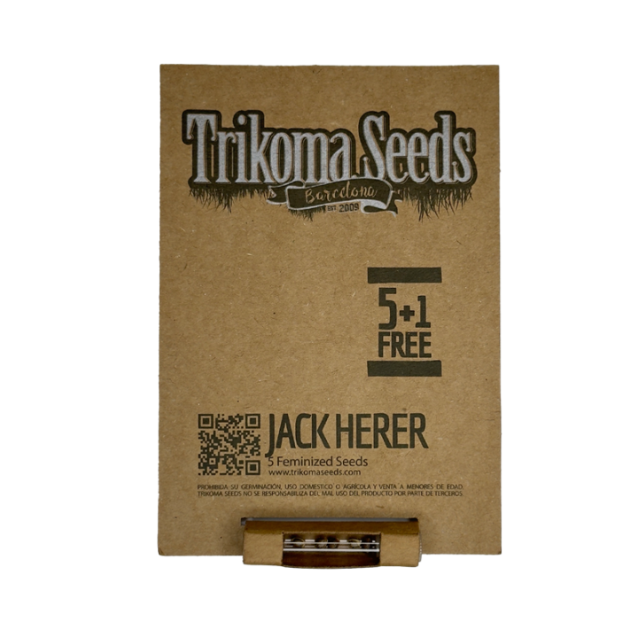 Jack Herer - semente 90% sativa 22% THC aroma pinho especiarias 900g indoor | Trikoma Seeds Brasil