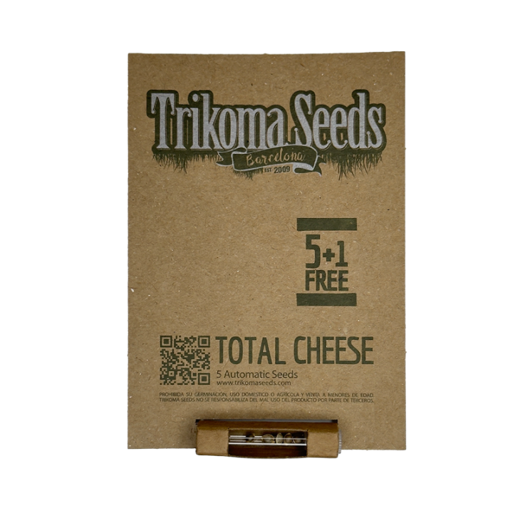 Total Cheese Super Cheese - semente Skunk #1 x Critical Bilbo aroma queijo curado índica | Trikoma Seeds Brasil