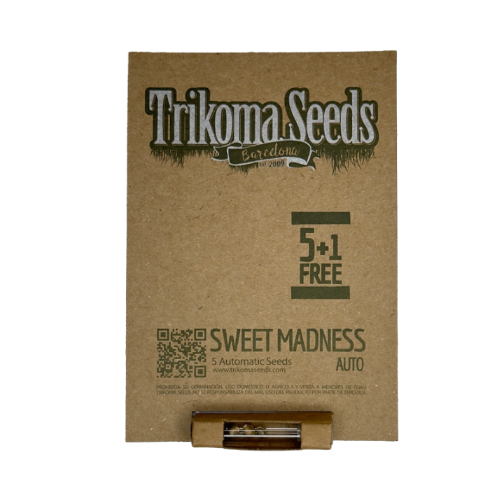 Auto Sweet Madness - semente automática Somango x Critical 20% THC aroma manga índica 75% | Trikoma Seeds Brasil