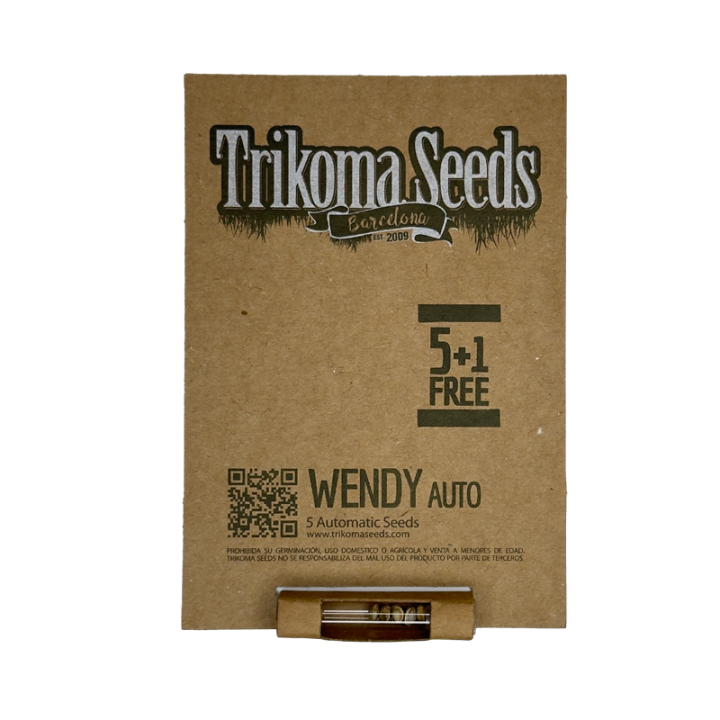Wendy Auto - semente automática Black Widow x Ruderalis 22% THC sativa Haze | Trikoma Seeds Brasil