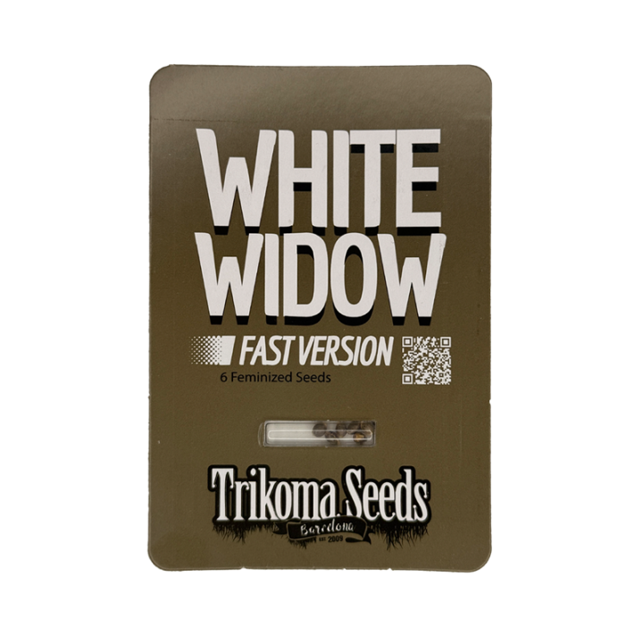 Sementes de maconha White Widow Fast Version da Trikoma Seeds – Floração acelerada.