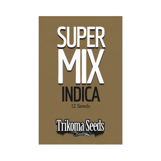 Kit Super Mix Indica Trikoma Seeds com 12 sementes de maconha índica feminizadas de 4 variedades