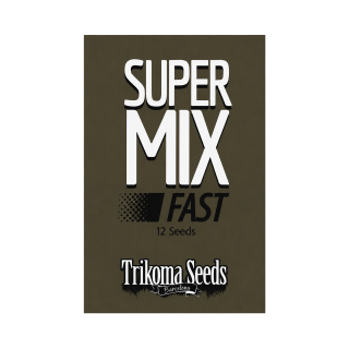 Kit Super Mix Fast Trikoma Seeds com 12 sementes de maconha de floração rápida feminizadas de 4 clássicas